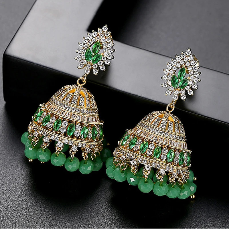 India Pakistan Earrings Copper - Ethnic Fashion Pakistan 评论和价格