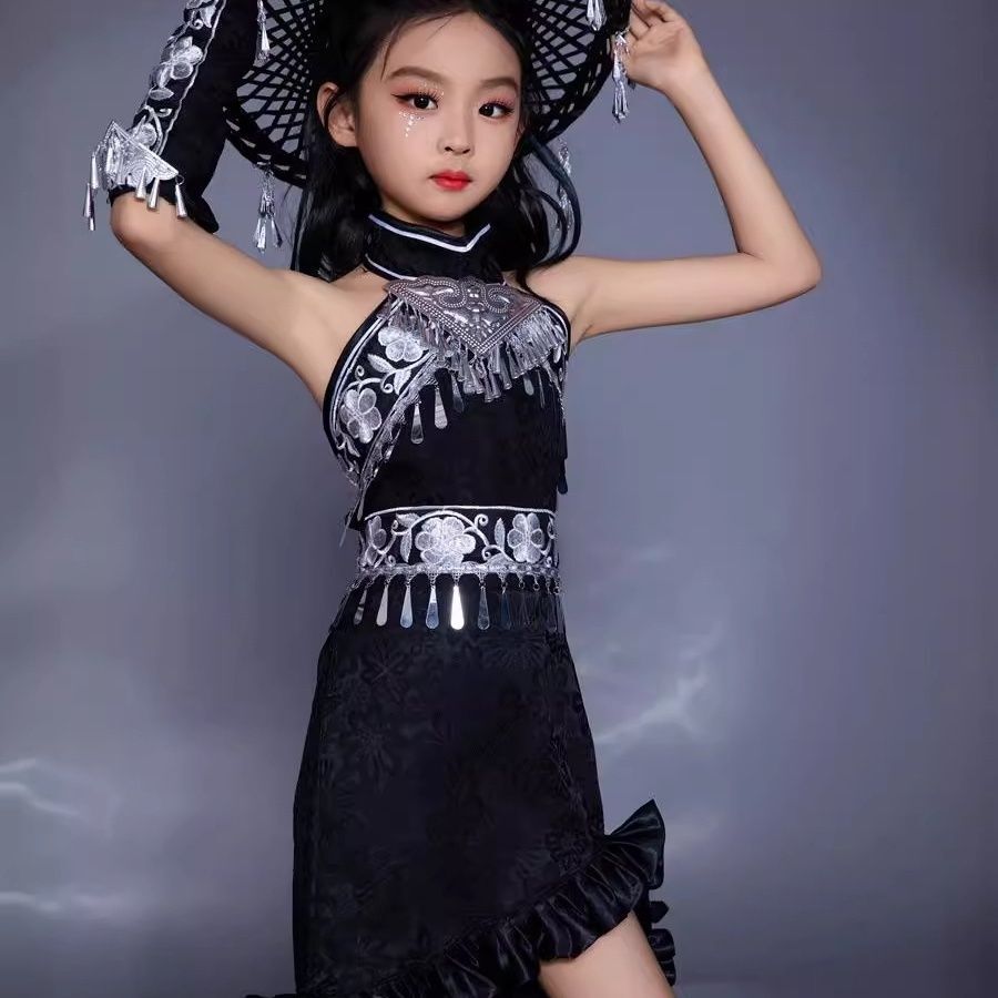Children's Suit Trailing Skirt - Ethnic Dress Fashion Show 评论和价格