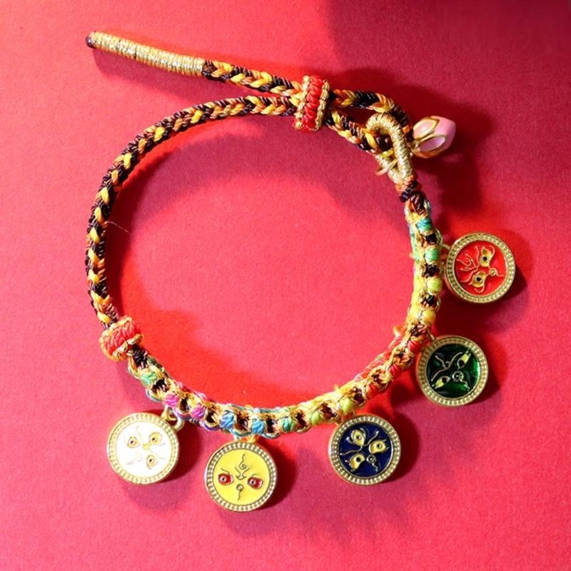 Handmade Tibetan Bracelet Colo - Ethnic Fashion Way 评论和价格