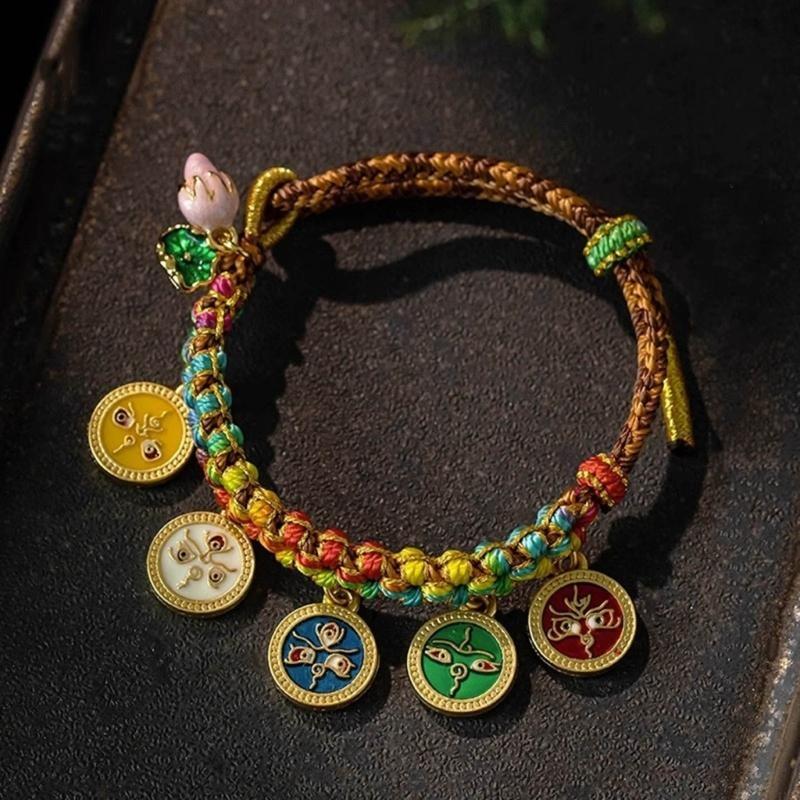 Handmade Tibetan Bracelet Colo - Ethnic Fashion Way 评论和价格