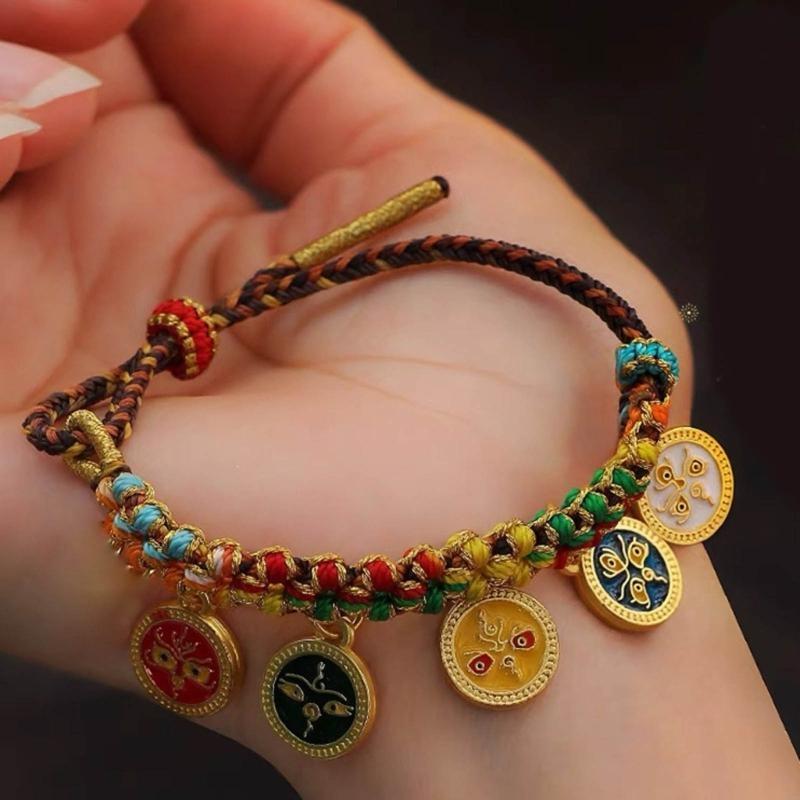 Handmade Tibetan Bracelet Colo - Ethnic Fashion Way 评论和价格