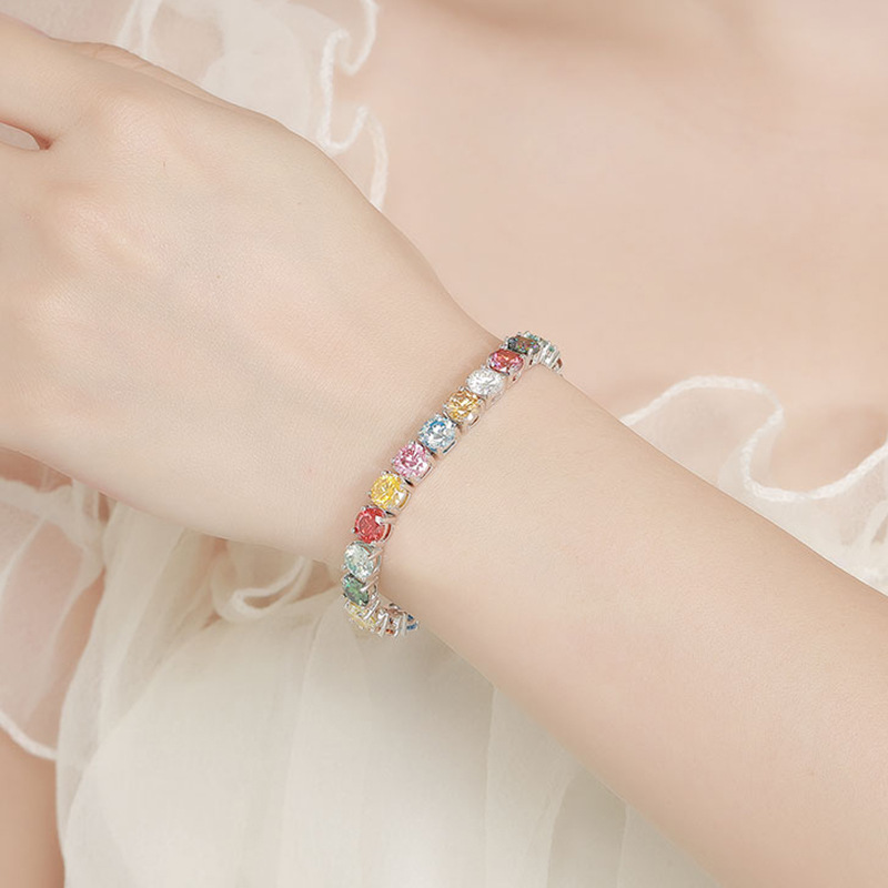 Dopamine color moissanite plat - Ethnic Fashion Wear For Women 评论和价格