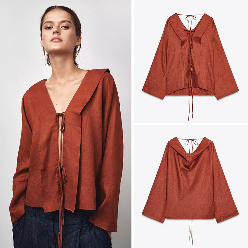 New Arrival Casual Loose V-Nec - Ethnic Fashion Way 评论和价格